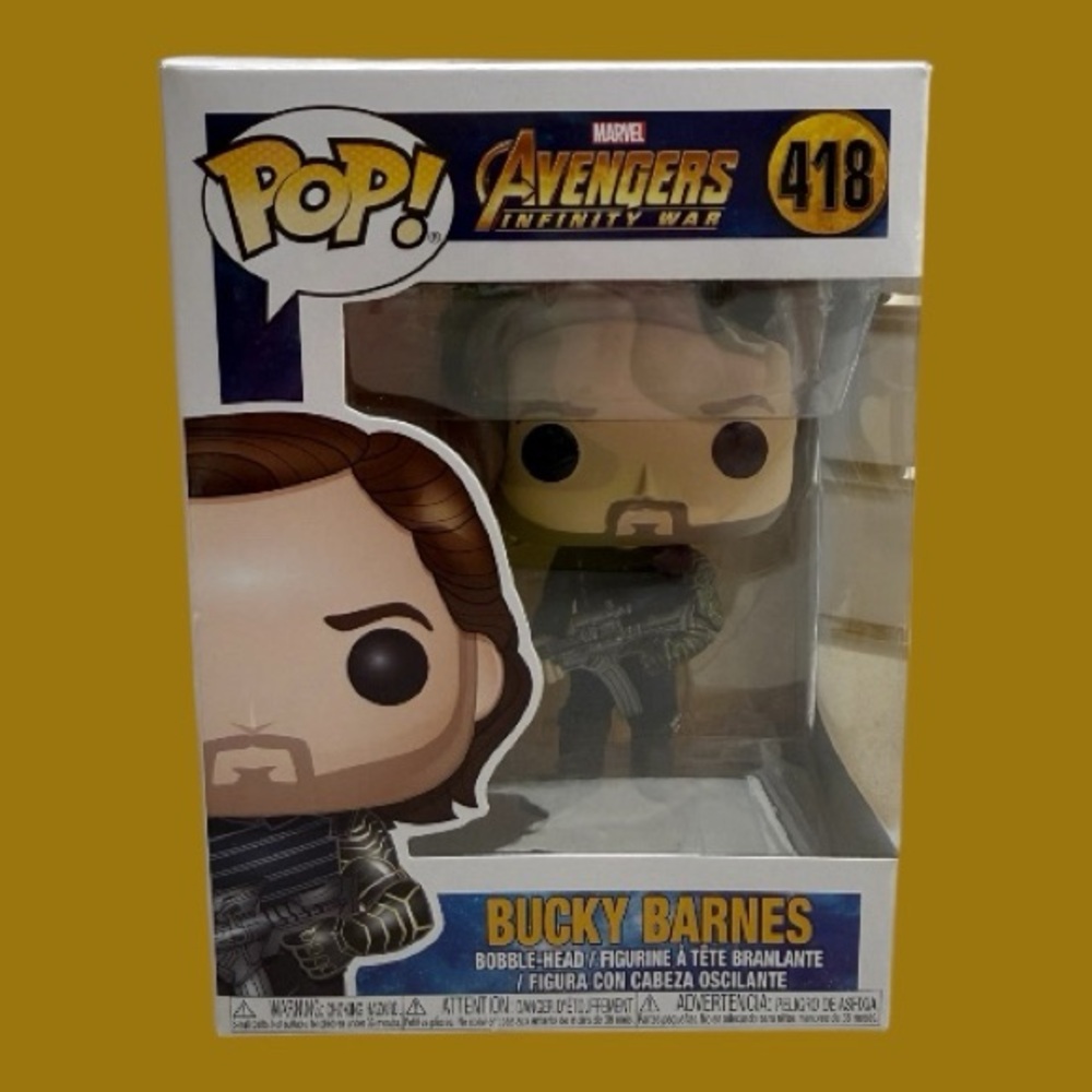 Funko Pop Marvel Avengers Infinity War Bucky Barnes Bobble-Head Figurine 418